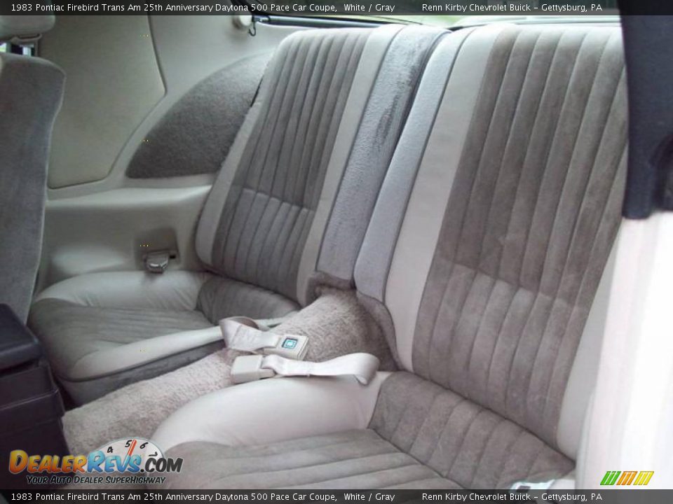 1983 Pontiac Firebird Trans Am 25th Anniversary Daytona 500 Pace Car Coupe White / Gray Photo #29