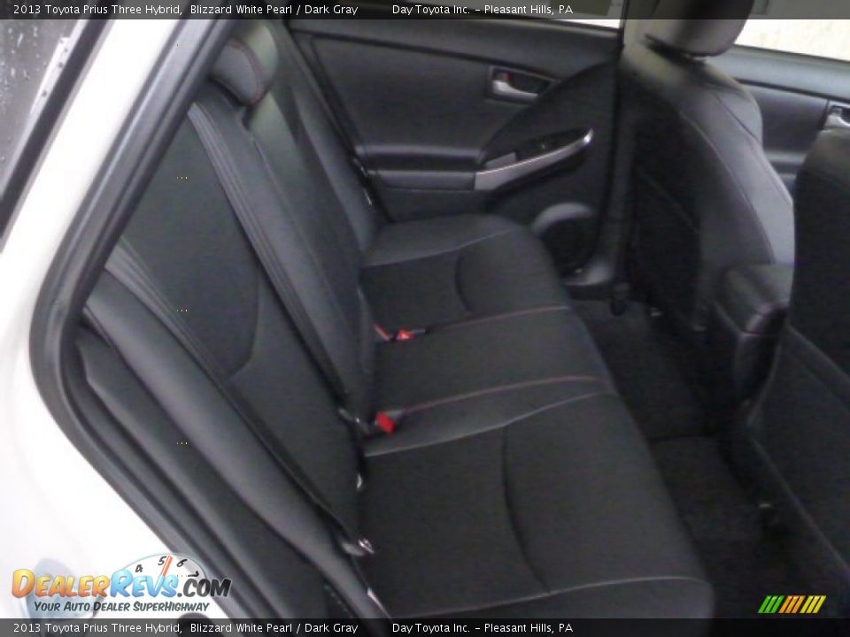 2013 Toyota Prius Three Hybrid Blizzard White Pearl / Dark Gray Photo #12