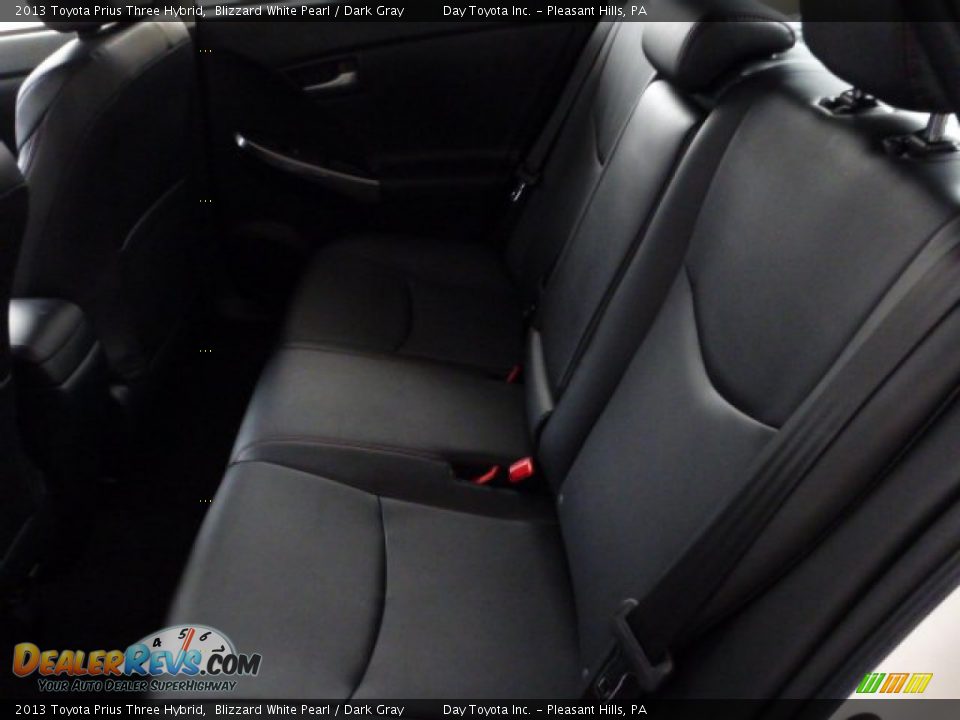 2013 Toyota Prius Three Hybrid Blizzard White Pearl / Dark Gray Photo #14