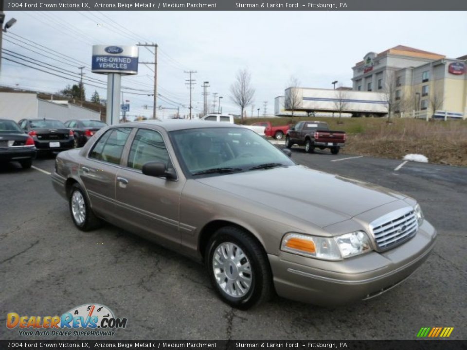 2004 Ford Crown Victoria LX Arizona Beige Metallic / Medium Parchment Photo #1