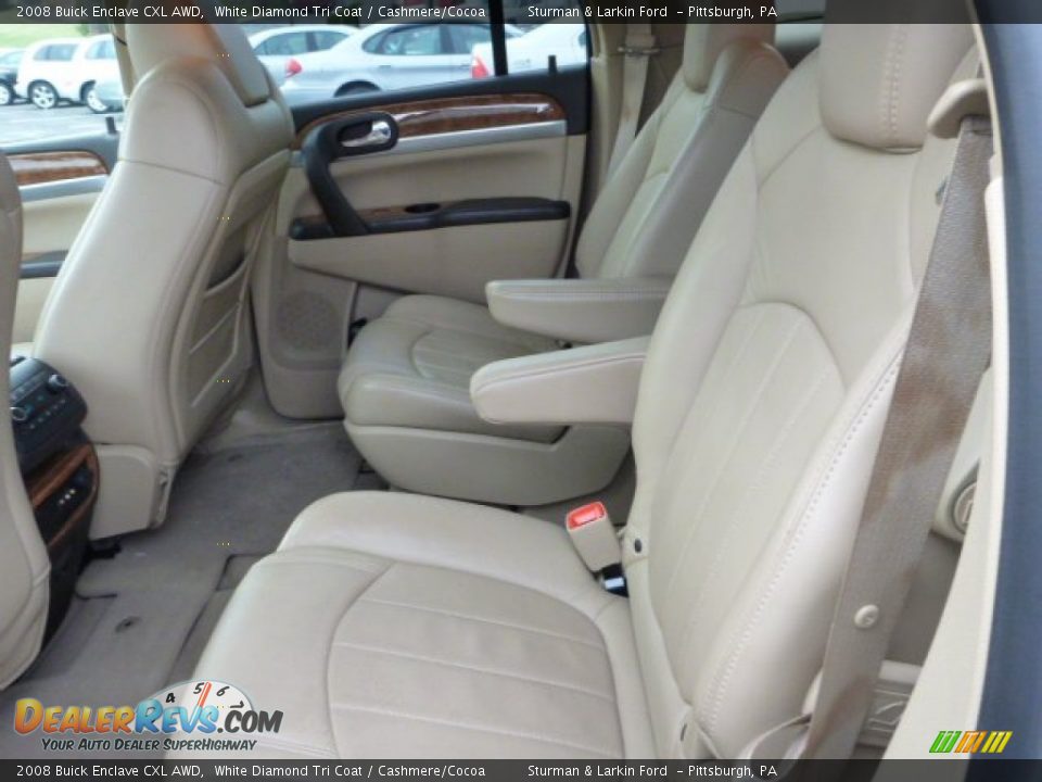 2008 Buick Enclave CXL AWD White Diamond Tri Coat / Cashmere/Cocoa Photo #9