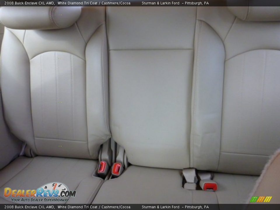 2008 Buick Enclave CXL AWD White Diamond Tri Coat / Cashmere/Cocoa Photo #10