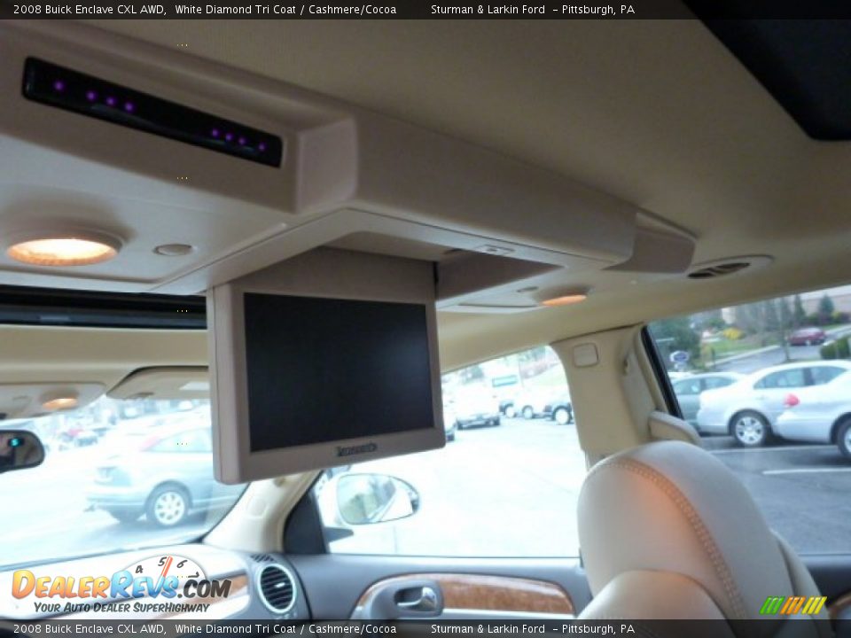 2008 Buick Enclave CXL AWD White Diamond Tri Coat / Cashmere/Cocoa Photo #11