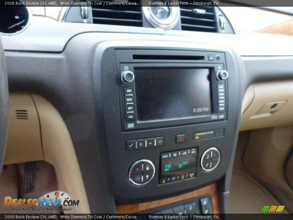 2008 Buick Enclave CXL AWD White Diamond Tri Coat / Cashmere/Cocoa Photo #18