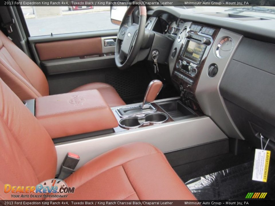 King Ranch Charcoal Black/Chaparral Leather Interior - 2013 Ford Expedition King Ranch 4x4 Photo #5