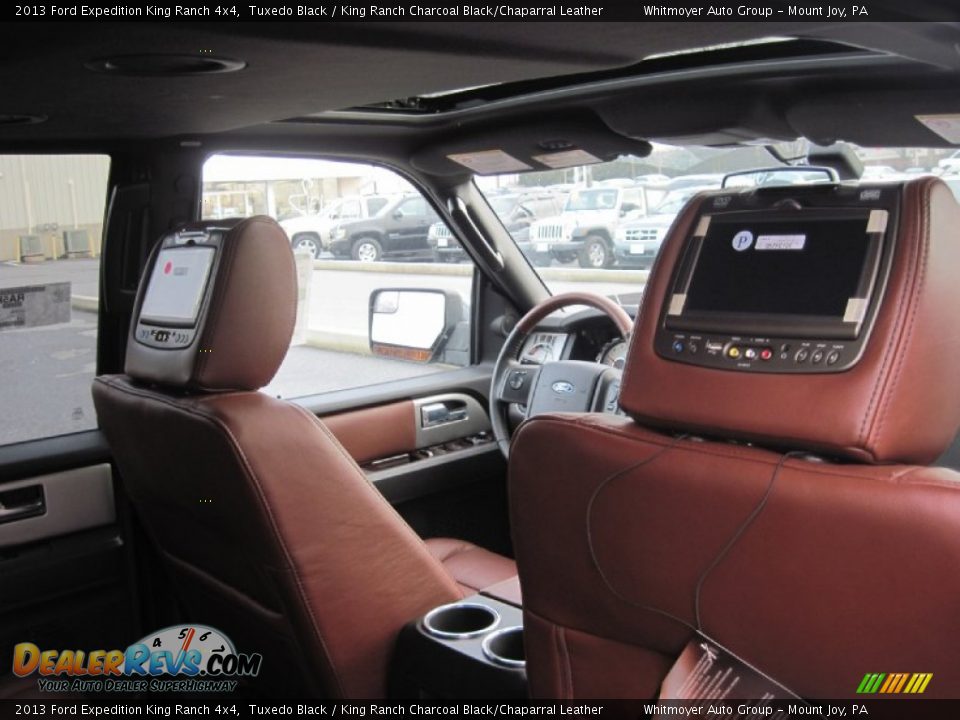 2013 Ford Expedition King Ranch 4x4 Tuxedo Black / King Ranch Charcoal Black/Chaparral Leather Photo #7