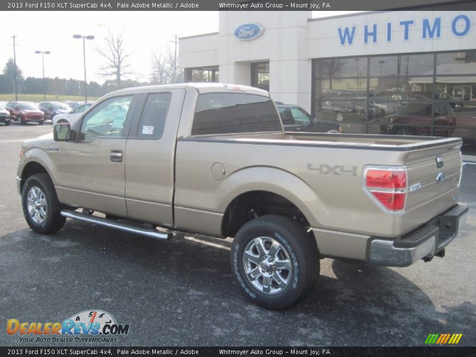 2013 Ford F150 XLT SuperCab 4x4 Pale Adobe Metallic / Adobe Photo #3