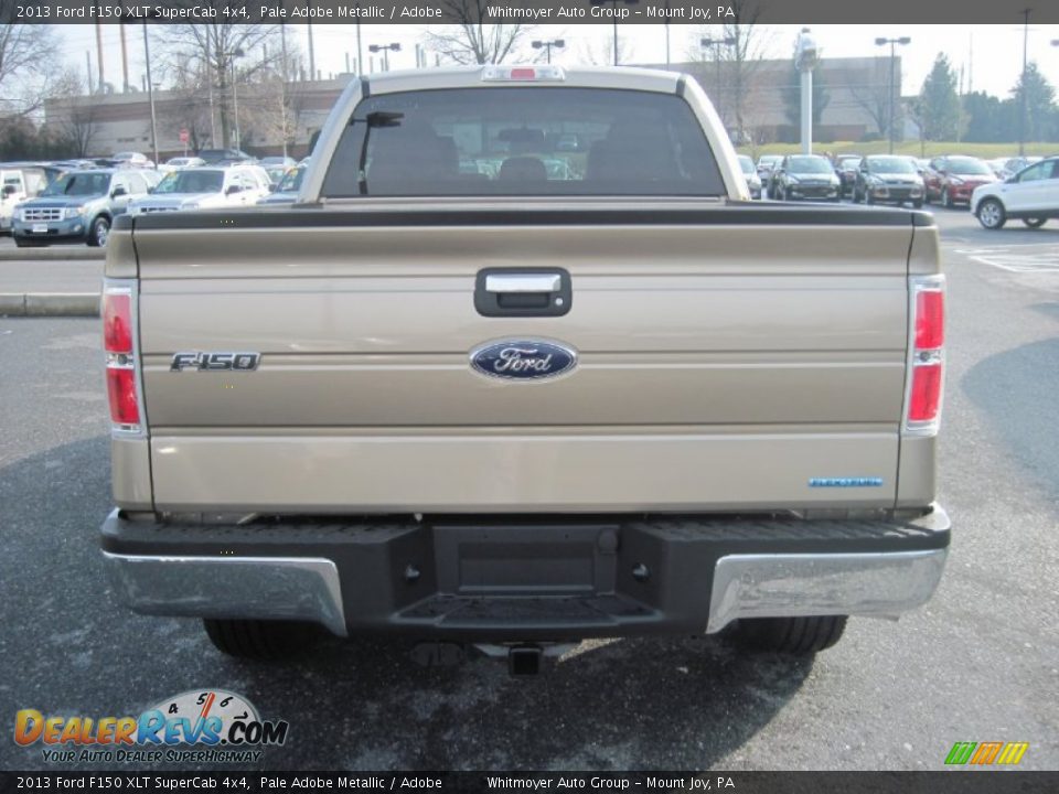 2013 Ford F150 XLT SuperCab 4x4 Pale Adobe Metallic / Adobe Photo #4