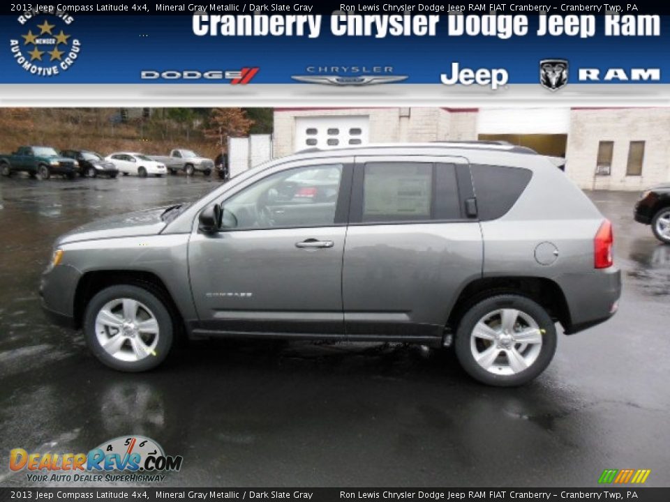 2013 Jeep Compass Latitude 4x4 Mineral Gray Metallic / Dark Slate Gray Photo #1