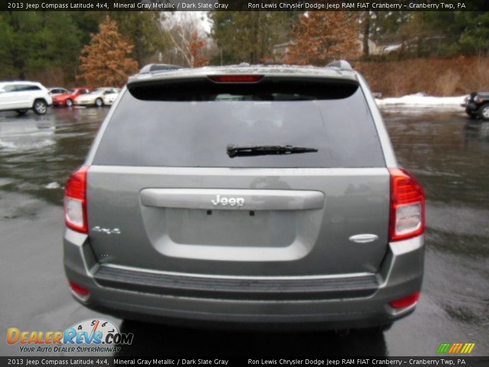 2013 Jeep Compass Latitude 4x4 Mineral Gray Metallic / Dark Slate Gray Photo #7