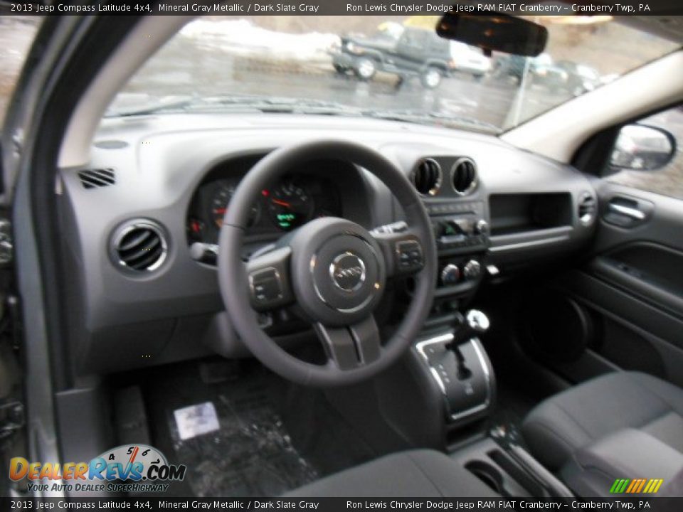 2013 Jeep Compass Latitude 4x4 Mineral Gray Metallic / Dark Slate Gray Photo #10