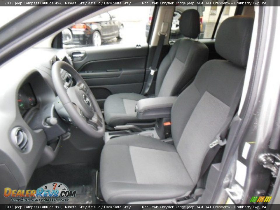 2013 Jeep Compass Latitude 4x4 Mineral Gray Metallic / Dark Slate Gray Photo #11
