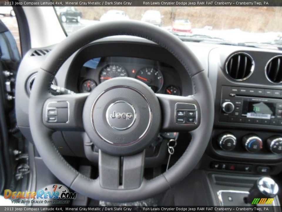 2013 Jeep Compass Latitude 4x4 Mineral Gray Metallic / Dark Slate Gray Photo #19