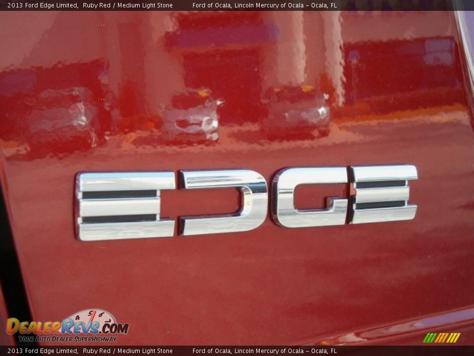 2013 Ford Edge Limited Ruby Red / Medium Light Stone Photo #4