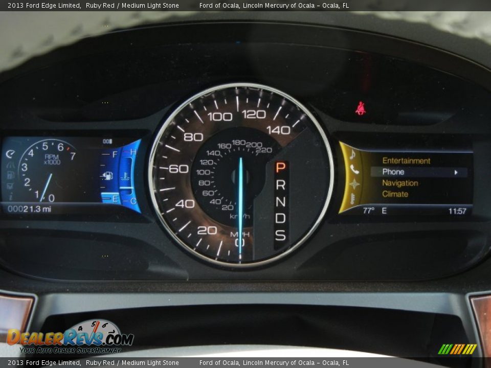 2013 Ford Edge Limited Ruby Red / Medium Light Stone Photo #9