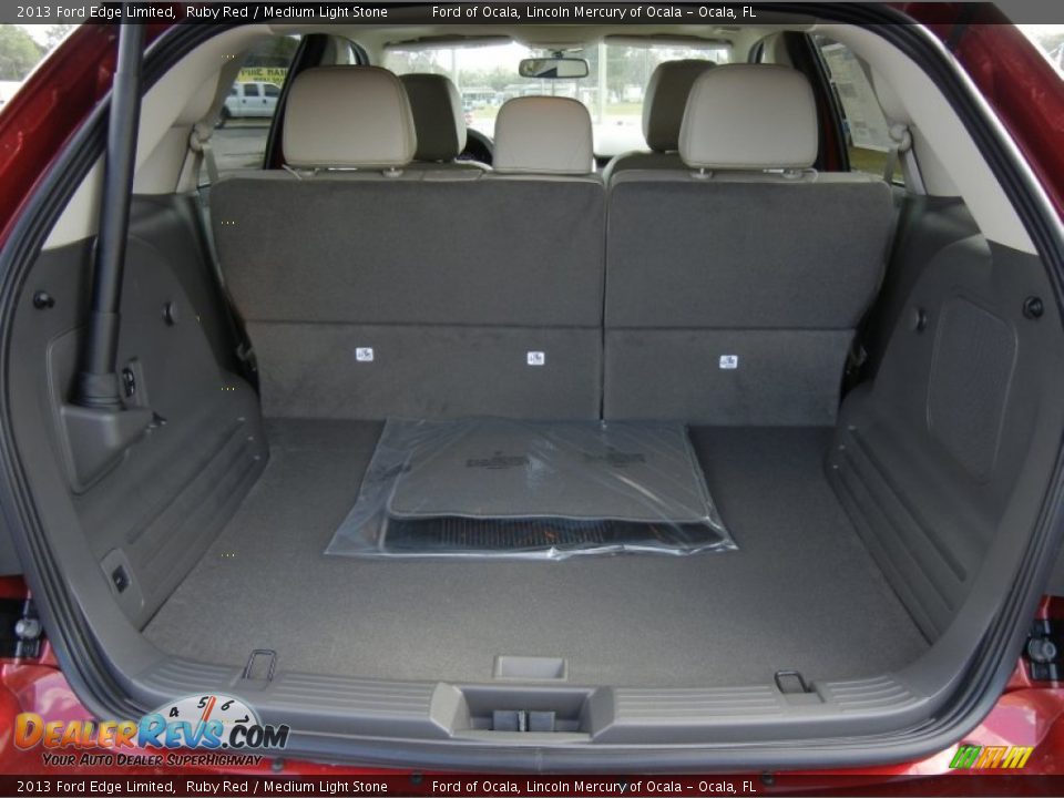 2013 Ford Edge Limited Ruby Red / Medium Light Stone Photo #11