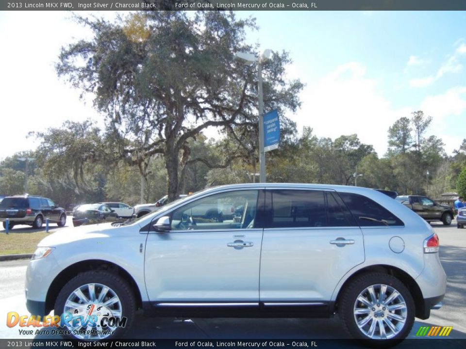 2013 Lincoln MKX FWD Ingot Silver / Charcoal Black Photo #2