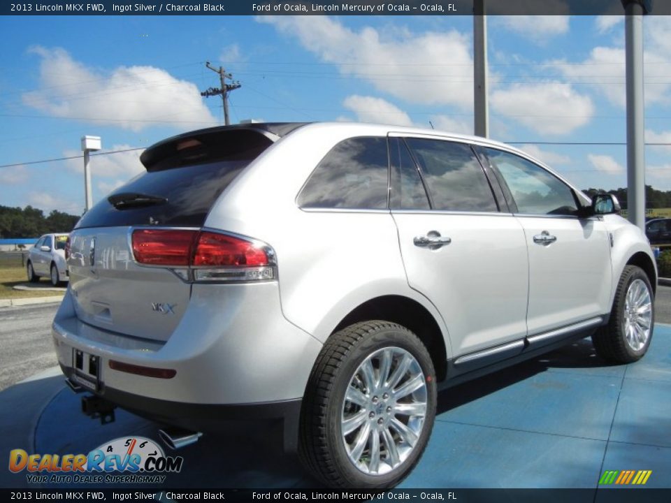 2013 Lincoln MKX FWD Ingot Silver / Charcoal Black Photo #3