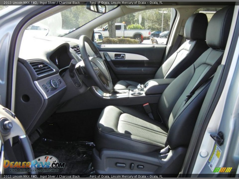2013 Lincoln MKX FWD Ingot Silver / Charcoal Black Photo #5