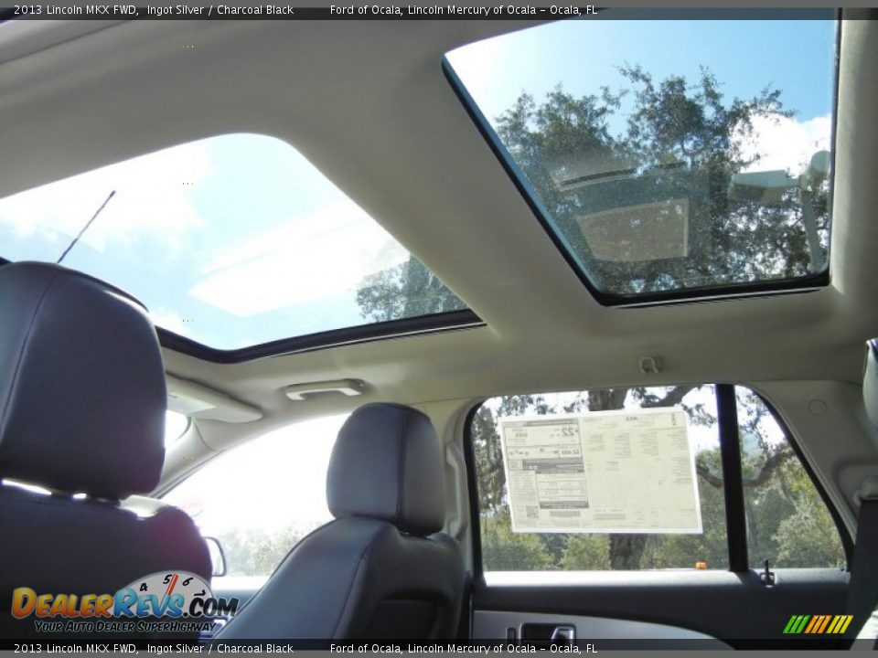 2013 Lincoln MKX FWD Ingot Silver / Charcoal Black Photo #7