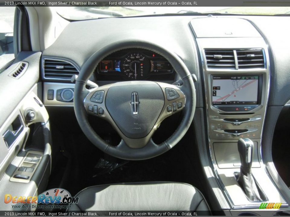 2013 Lincoln MKX FWD Ingot Silver / Charcoal Black Photo #8