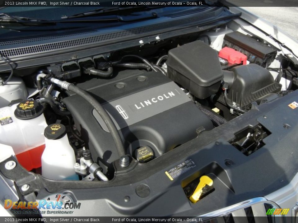 2013 Lincoln MKX FWD Ingot Silver / Charcoal Black Photo #12
