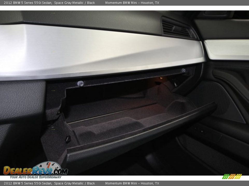 2012 BMW 5 Series 550i Sedan Space Gray Metallic / Black Photo #19