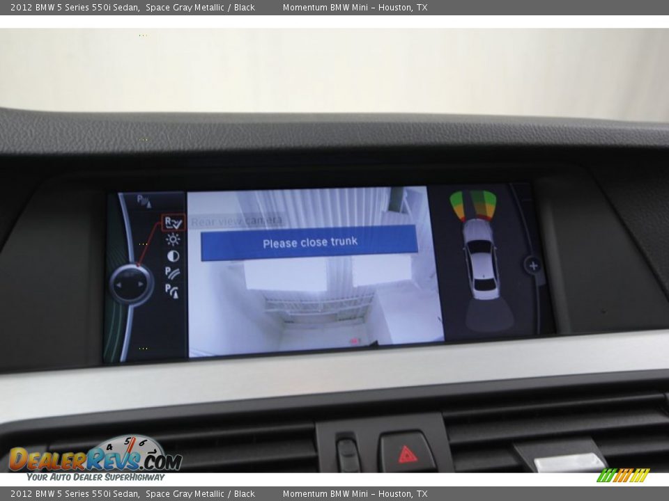 2012 BMW 5 Series 550i Sedan Space Gray Metallic / Black Photo #23