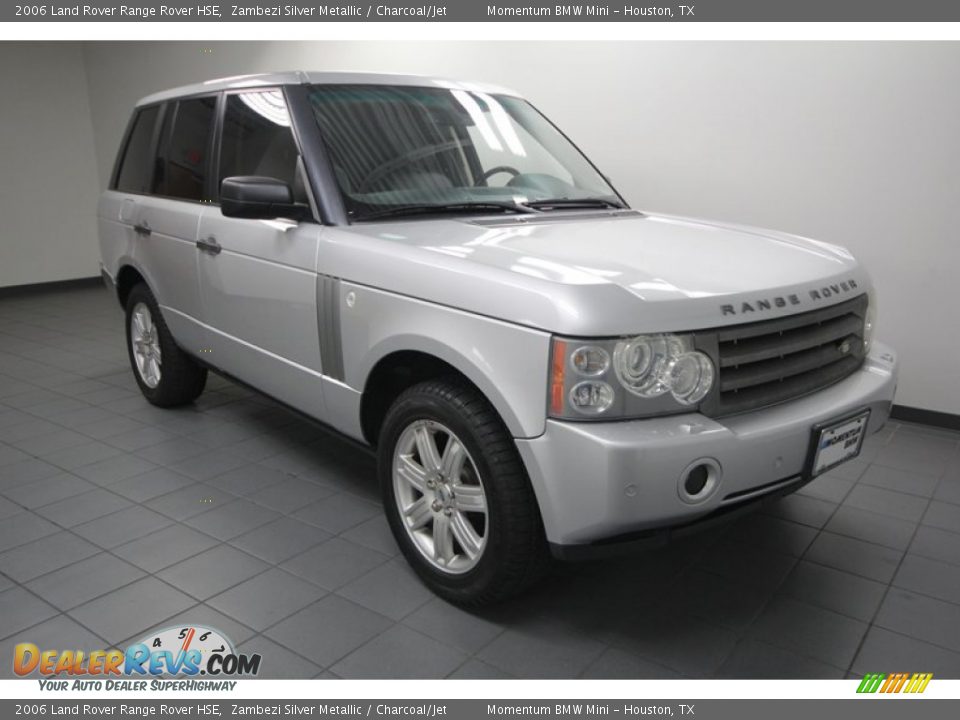 2006 Land Rover Range Rover HSE Zambezi Silver Metallic / Charcoal/Jet Photo #1