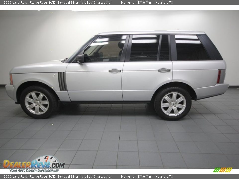 2006 Land Rover Range Rover HSE Zambezi Silver Metallic / Charcoal/Jet Photo #2