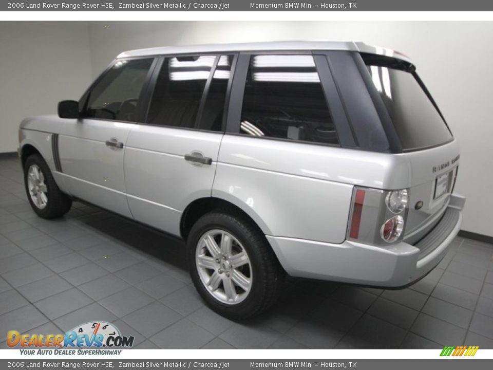 2006 Land Rover Range Rover HSE Zambezi Silver Metallic / Charcoal/Jet Photo #6