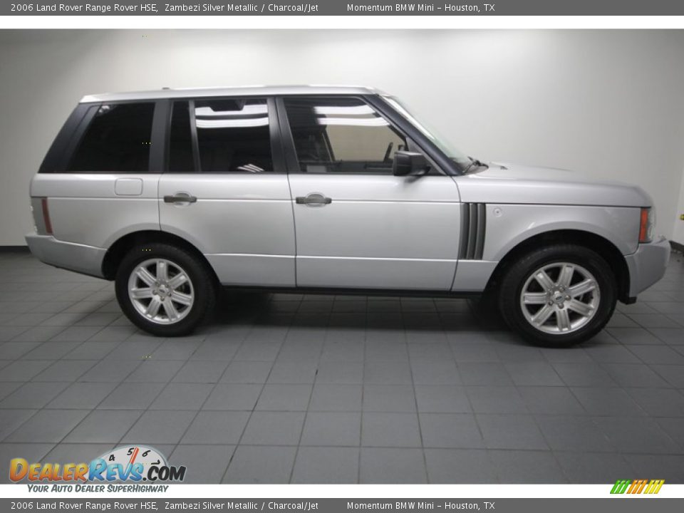 2006 Land Rover Range Rover HSE Zambezi Silver Metallic / Charcoal/Jet Photo #8