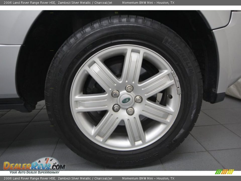 2006 Land Rover Range Rover HSE Zambezi Silver Metallic / Charcoal/Jet Photo #10