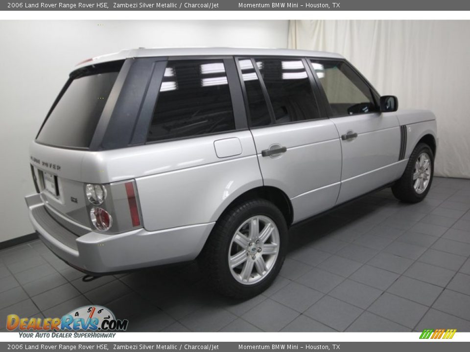 2006 Land Rover Range Rover HSE Zambezi Silver Metallic / Charcoal/Jet Photo #11