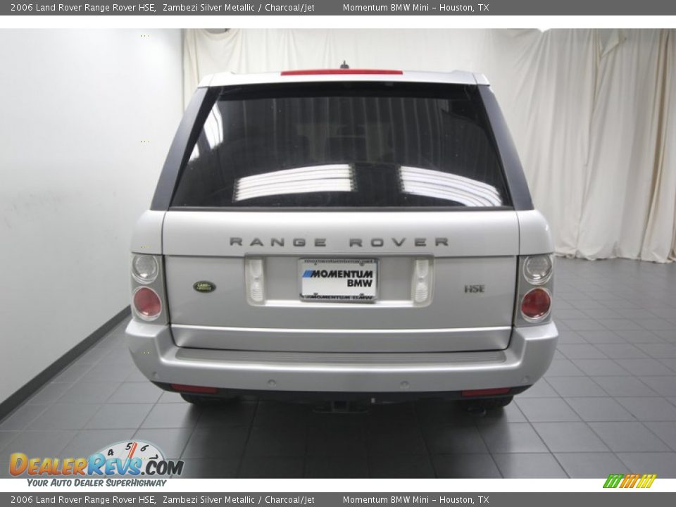 2006 Land Rover Range Rover HSE Zambezi Silver Metallic / Charcoal/Jet Photo #12
