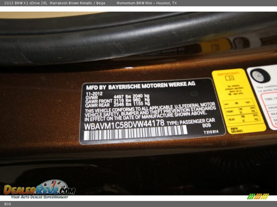 Bmw marrakesh brown metallic paint code #4