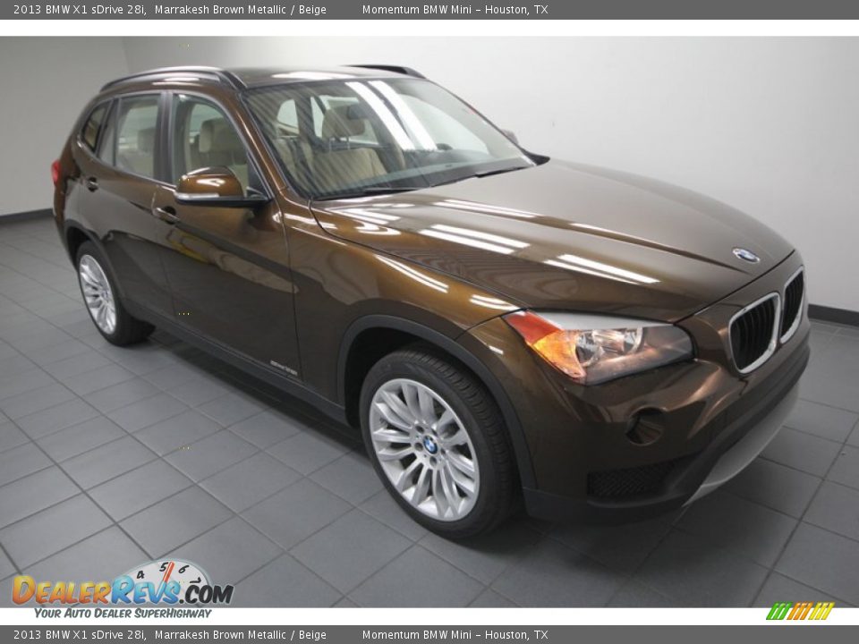 2013 BMW X1 sDrive 28i Marrakesh Brown Metallic / Beige Photo #7