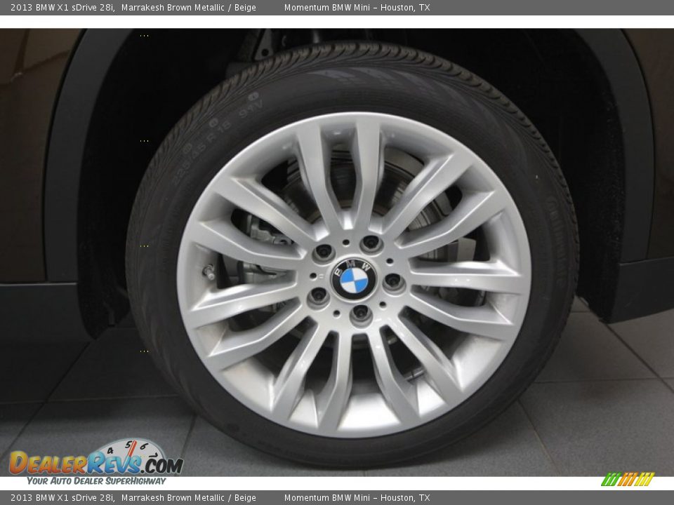 2013 BMW X1 sDrive 28i Marrakesh Brown Metallic / Beige Photo #8