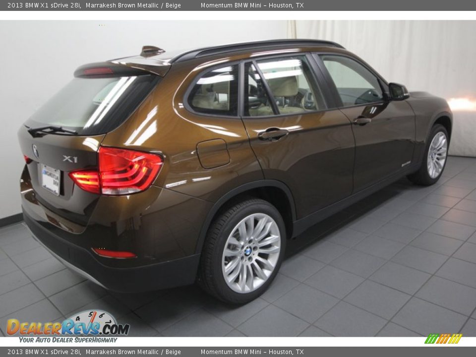 2013 BMW X1 sDrive 28i Marrakesh Brown Metallic / Beige Photo #9
