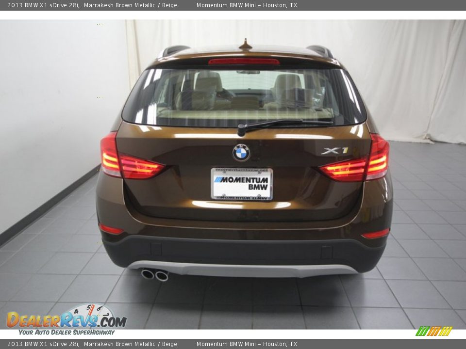 2013 BMW X1 sDrive 28i Marrakesh Brown Metallic / Beige Photo #10