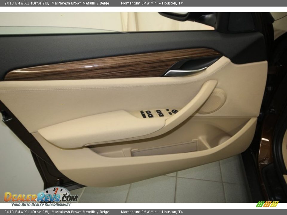 2013 BMW X1 sDrive 28i Marrakesh Brown Metallic / Beige Photo #13