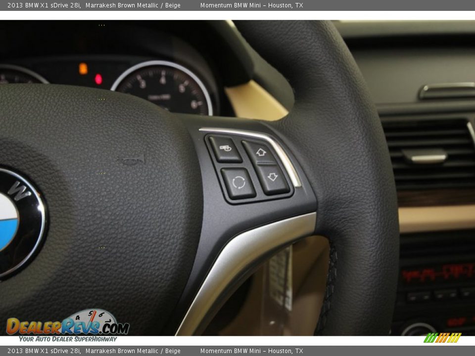 2013 BMW X1 sDrive 28i Marrakesh Brown Metallic / Beige Photo #22