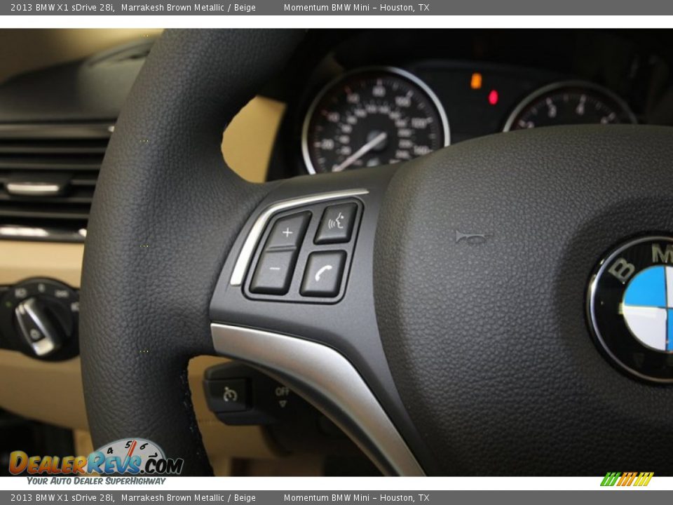 2013 BMW X1 sDrive 28i Marrakesh Brown Metallic / Beige Photo #23