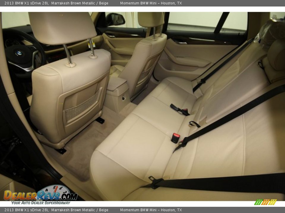 2013 BMW X1 sDrive 28i Marrakesh Brown Metallic / Beige Photo #24