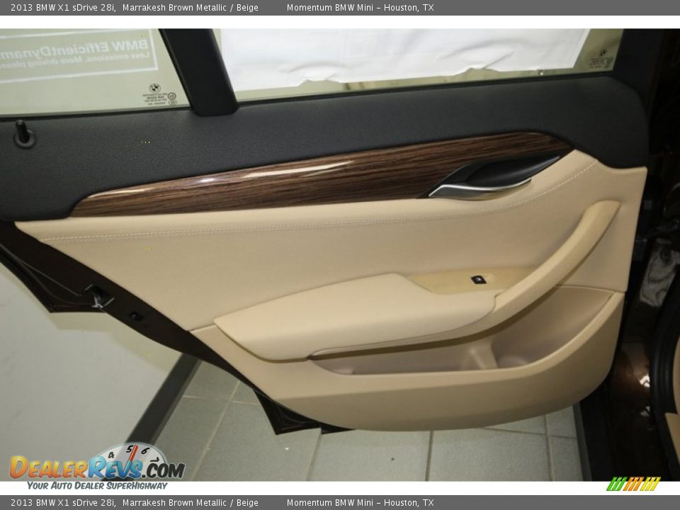 2013 BMW X1 sDrive 28i Marrakesh Brown Metallic / Beige Photo #25