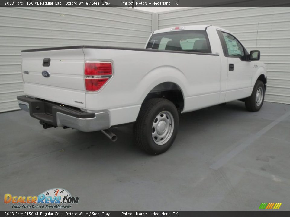 2013 Ford F150 XL Regular Cab Oxford White / Steel Gray Photo #3