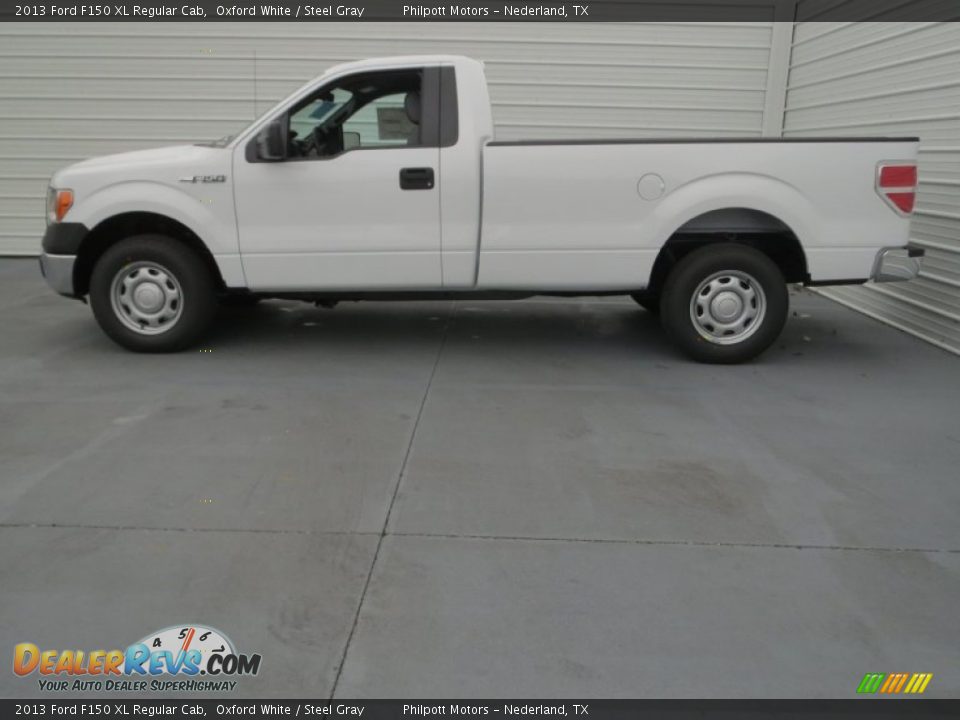 2013 Ford F150 XL Regular Cab Oxford White / Steel Gray Photo #5