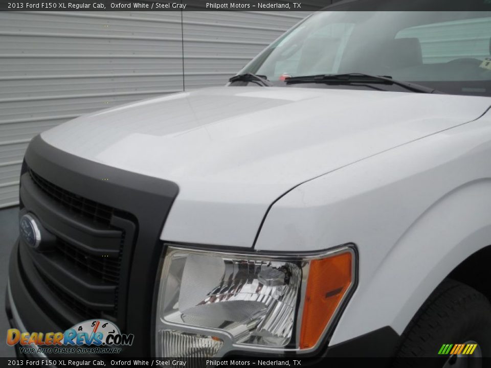 2013 Ford F150 XL Regular Cab Oxford White / Steel Gray Photo #9