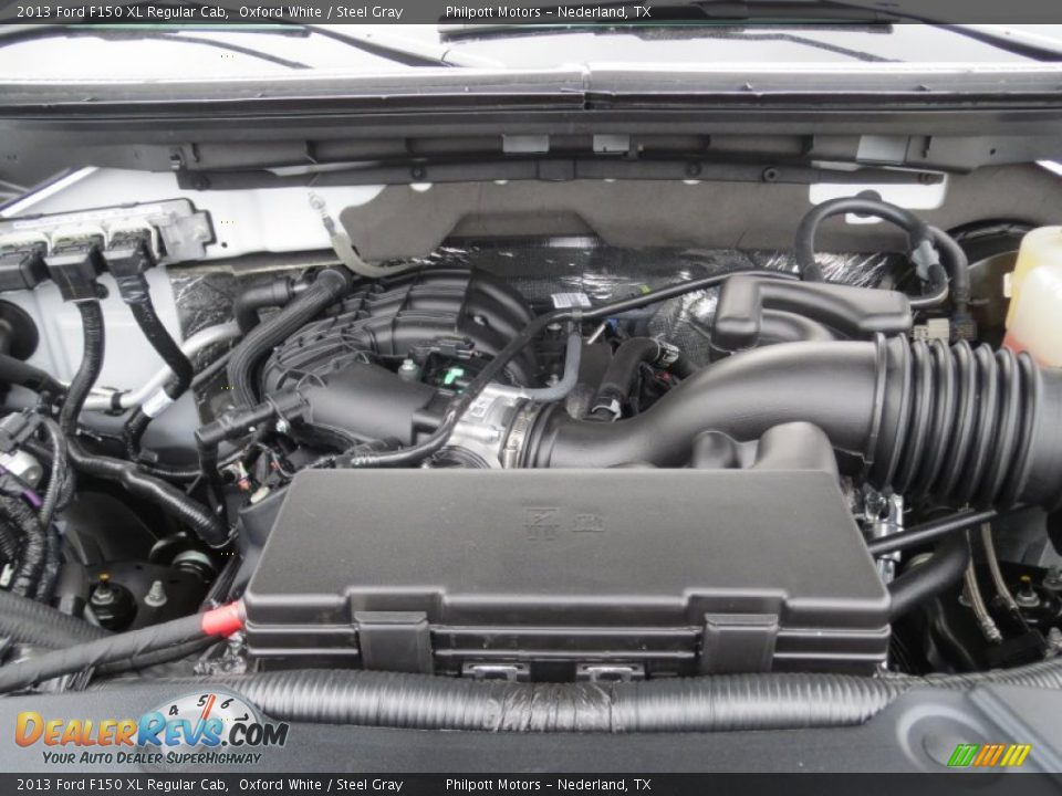 2013 Ford F150 XL Regular Cab Oxford White / Steel Gray Photo #15