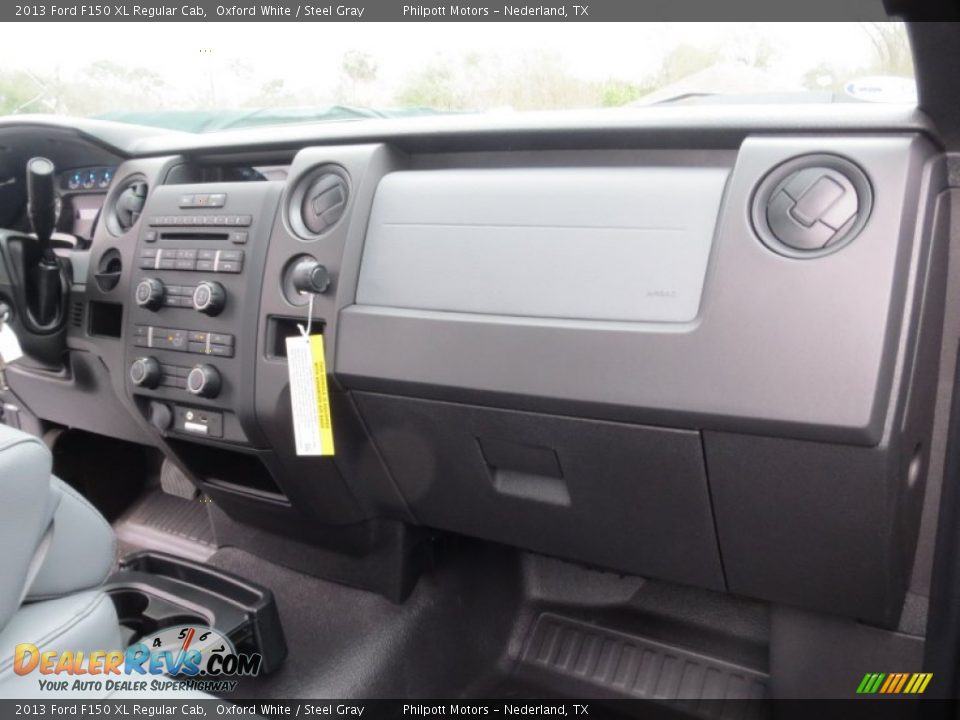 2013 Ford F150 XL Regular Cab Oxford White / Steel Gray Photo #16